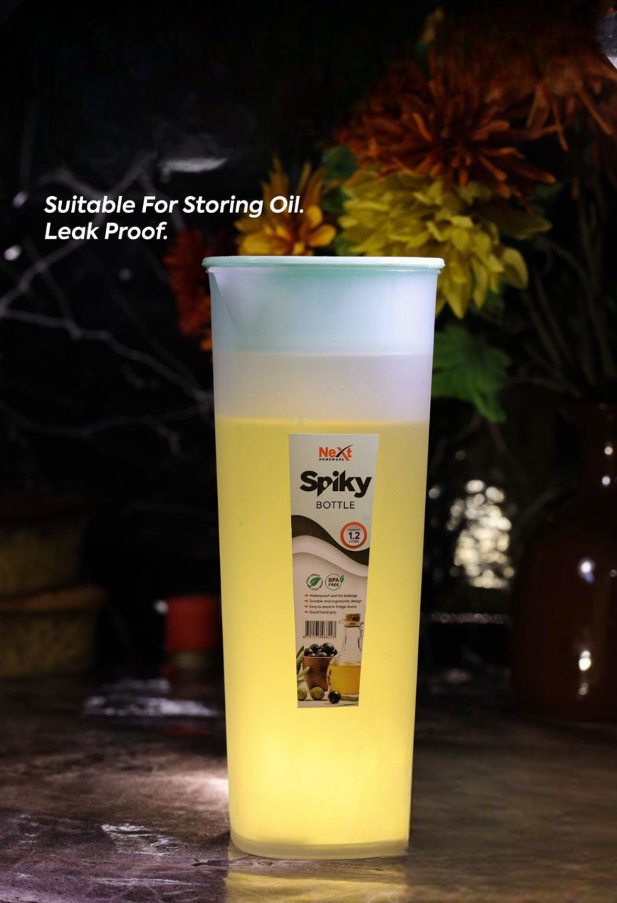Portable Spiky Oil Bottle, Durable And Stylish Oil Storage Container, Vinegar Soy Sauce Spray Pour Oil Container Portable Spiky Oil Bottle, Durable And Stylish Oil Storage Container, Vinegar Soy Sauce Spray Pour Oil Container